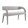 Pinnacle Boucle Fabric Accent Bench / EEI-6571