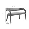 Pinnacle Performance Velvet Accent Bench / EEI-6572