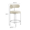 Albie Fabric Counter Stools - Set of 2 / EEI-6519