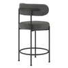 Albie Boucle Fabric Counter Stools - Set of 2 / EEI-6518