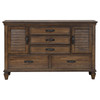 Franco 5-piece Eastern King Bedroom Set Burnished Oak / CS-200971KE-S5