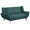 Acton 3-piece Upholstered Flared Arm Sofa Set Teal Blue / CS-511161-S3