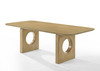 Modrest Oshana - Modern White Oak Dining Set / VGMA-MIT-5351-SET