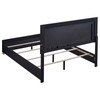 Marceline 4-piece Eastern King Bedroom Set Black / CS-222831KE-S4