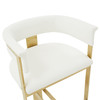 Modrest Boswell - Modern White + Matte Gold Barstool / VGRH-RHS-BS-158-WHTGLD