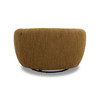 Divani Casa Norris - Modern Mustard Fabric Swivel Accent Chair / VGKK-KF.2823-CHR-MUS