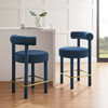 Toulouse Performance Velvet Counter Stool - Set of 2 / EEI-6708