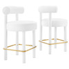 Toulouse Performance Velvet Counter Stool - Set of 2 / EEI-6708