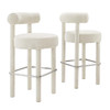 Toulouse Boucle Fabric Bar Stool - Set of 2 / EEI-6709