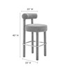 Toulouse Boucle Fabric Bar Stool - Set of 2 / EEI-6709