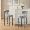 Toulouse Boucle Fabric Counter Stool - Set of 2 / EEI-6707