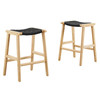 Saoirse Woven Rope Wood Counter Stool Set of 2 / EEI-6548