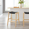 Saoirse Woven Rope Wood Counter Stool Set of 2 / EEI-6548