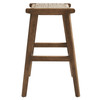 Saoirse Woven Rope Wood Counter Stool - Set of 2 / EEI-6548