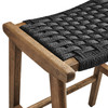 Saoirse Woven Rope Wood Counter Stool - Set of 2 / EEI-6548