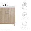 Miles 36” Bathroom Vanity Cabinet (Sink Basin Not Included) / EEI-6400