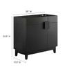 Miles 36” Bathroom Vanity Cabinet (Sink Basin Not Included) / EEI-6400