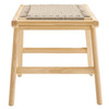 Saoirse 47" Wove Rope Wood Bench / EEI-6552