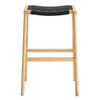 Saoirse Woven Rope Wood Bar Stool - Set of 2 / EEI-6550