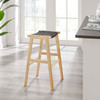 Saoirse Woven Rope Wood Bar Stool - Set of 2 / EEI-6550