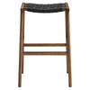 Saoirse Woven Rope Wood Bar Stool - Set of 2 / EEI-6550