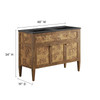 Elysian 48" Wood Double Sink Bathroom Vanity / EEI-6457