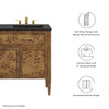 Elysian 48" Wood Double Sink Bathroom Vanity / EEI-6457