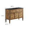 Elysian 48" Wood Single Sink Bathroom Vanity / EEI-6453