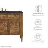 Elysian 48" Wood Single Sink Bathroom Vanity / EEI-6453