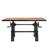 Genuine 60" Crank Adjustable Height Dining Table and Computer Desk / EEI-6148