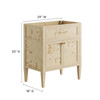 Elysian 30" Bathroom Vanity Cabinet (Sink Basin Not Included) / EEI-6138