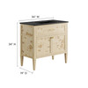 Elysian 36" Wood Bathroom Vanity / EEI-6449