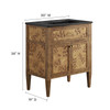 Elysian 30" Wood Bathroom Vanity / EEI-6446