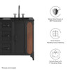 Steamforge 48" Double Sink Bathroom Vanity / EEI-6422