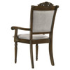 Willowbrook Upholstered Dining Armchair Grey and Chestnut (Set of 2) / CS-108113