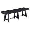 Newport Trestle Dining Bench Black / CS-108146