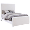 Anastasia Upholstered Queen Panel Bed Pearl White / CS-224751Q