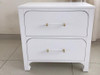 Anastasia 2-drawer Nightstand Pearl White / CS-224752