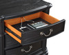 Celina 3-drawer Nightstand Bedside Table Black / CS-224762