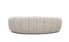 Divani Casa Yolonda - Modern Curved Beige Fabric Sofa / VGEV2126C-SOFA-C-01