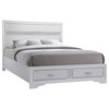 Miranda 5-piece Eastern King Bedroom Set White / CS-205111KE-S5