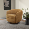 Divani Casa Wendt - Modern Mustard Fabric Swivel Accent Chair / VGKK-KF.A1098-MUS