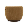 Divani Casa Wendt - Modern Mustard Fabric Swivel Accent Chair / VGKK-KF.A1098-MUS