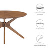 Crossroads Round Wood Coffee Table / EEI-6557