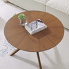 Crossroads Round Wood Coffee Table / EEI-6557