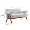 Lyra Fabric Loveseat / EEI-6505