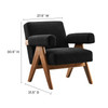 Lyra Boucle Fabric Armchair / EEI-6502