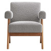 Lyra Boucle Fabric Armchair / EEI-6502