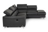 Divani Casa Versa - Modern Grey Teco Leather RAF Chaise with Recliner / VGKNE9112-GRY-KE001-RAF