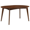 Jedda 5-piece Oval Dining Table Set Dark Walnut / CS-105361-S5